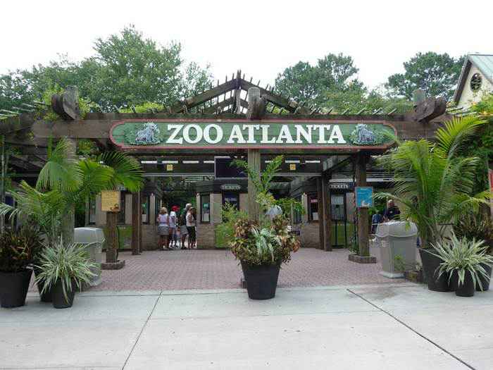 Lối vào Sở thú Atlanta..