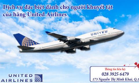 Dịch vụ đặc biệt dành cho người khuyết tật của hãng United Airlines