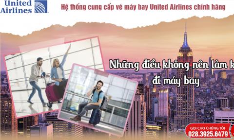 Những điều không nên làm khi đi máy bay   