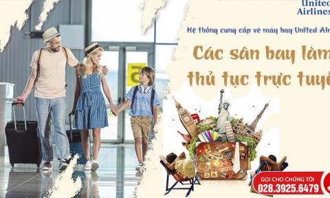 Các sân bay làm thủ tục trực tuyến