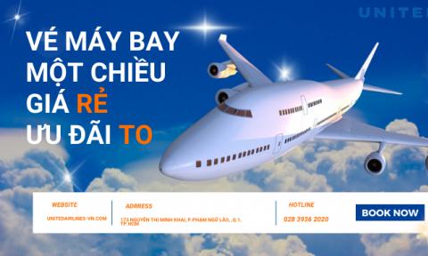 Vé máy bay một chiều giá rẻ ưu đãi to
