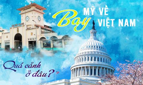 Bay từ Mỹ về Việt Nam quá cảnh ở đâu