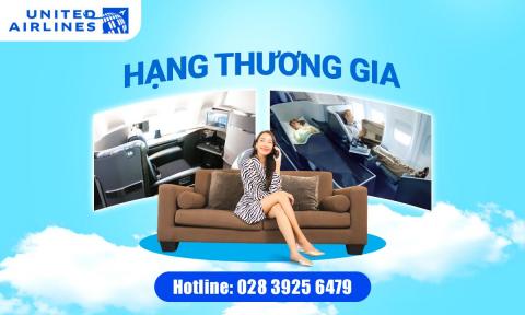 Hạng thương gia United Airlines - Giá vé, quyền lợi, ưu đãi