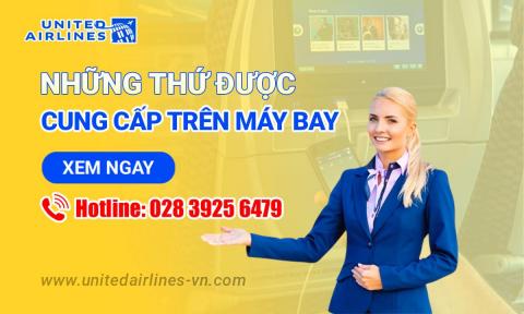 Những thứ được cung cấp trên máy bay là gì? Tìm hiểu chi tiết