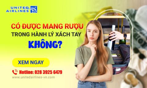 Có được mang rượu trong hành lý xách tay không?