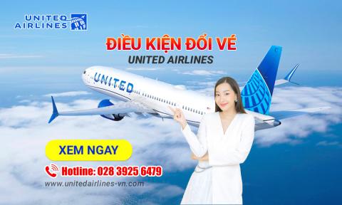 Thông tin về điều kiện đổi vé United Airlines