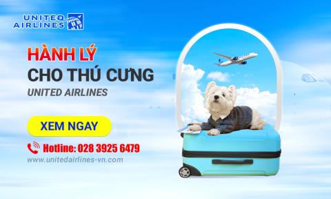 Chính sách hành lý cho thú cưng United Airlines
