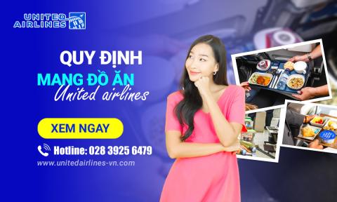Quy định mang đồ ăn United Airlines