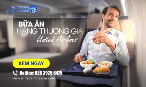 Tổng quan bữa ăn hạng thương gia United Airlines
