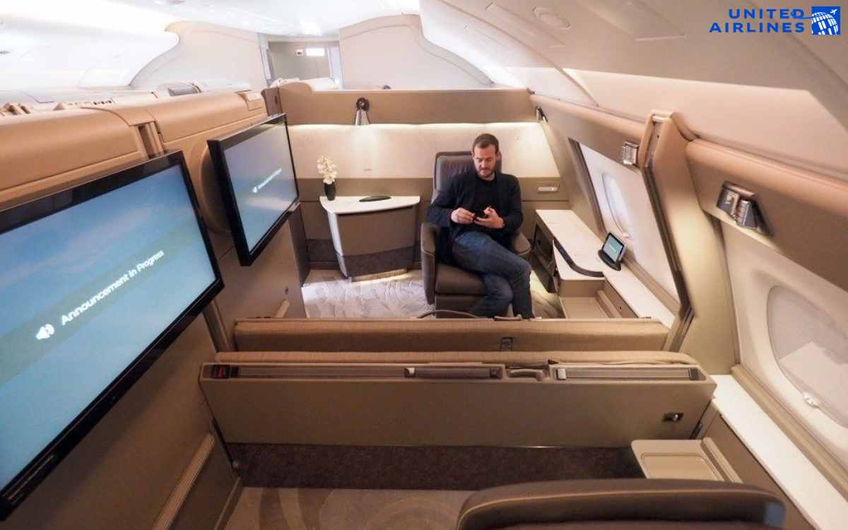 Giới thiệu hạng thương gia United Airlines Giới thiệu hạng thương gia United Airlines