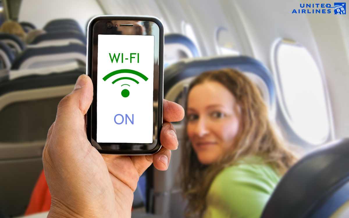 Hoạt động dùng wifi trên máy bay United Airlines Hoạt động dùng wifi trên máy bay United Airlines
