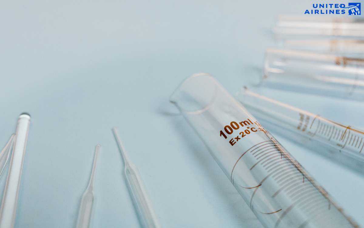Giới hạn 100ml và túi zip 1 lít United Airlines Giới hạn 100ml và túi zip 1 lít United Airlines