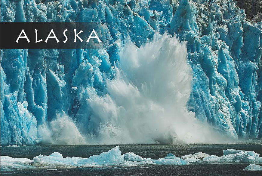 Calving sông băng và động vật có vú biển Alaska