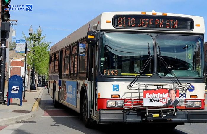 Lựa chọn xe bus để di chuyển tại Chicago