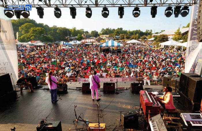 Tham gia lễ hội âm nhạc blues ở Jackson