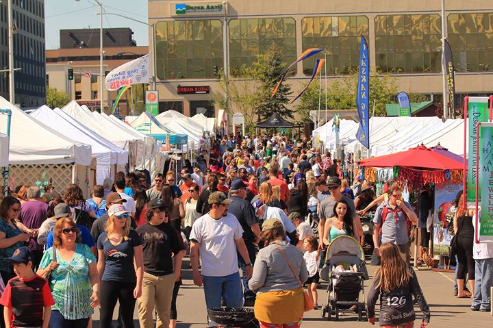 Chợ và lễ hội neo đậu - Anchorage, Alaska