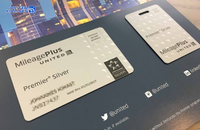 Thẻ Premier Silver MileagePlus Thẻ Premier Silver MileagePlus