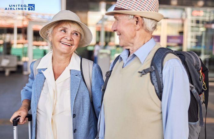 Chính sách check in người lớn tuổi United Airlines