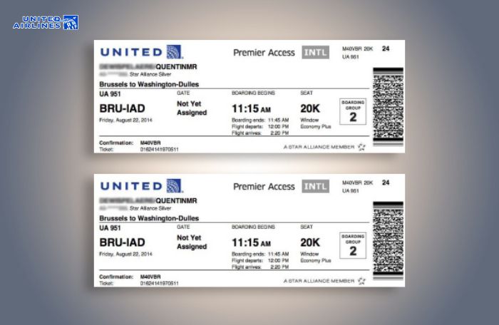 Vé máy bay điện tử United Airlines Vé máy bay điện tử United Airlines