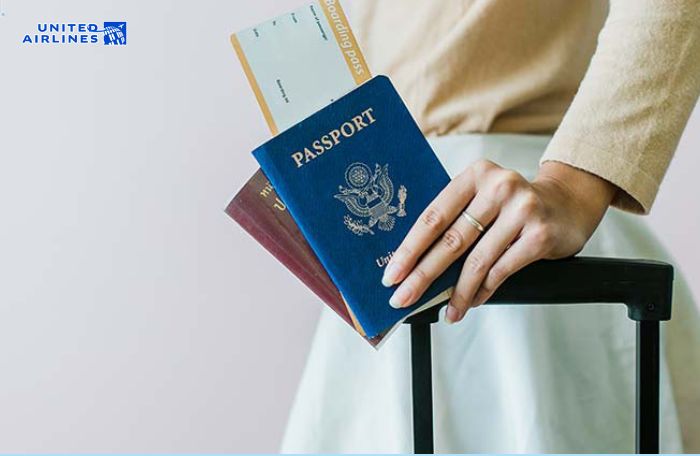 Các giấy tờ check-in quốc tế United Airlines Các giấy tờ check-in quốc tế United Airlines
