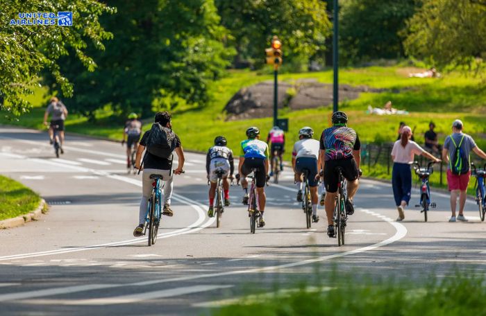 Trải nghiệm đạp xe tại Central Park