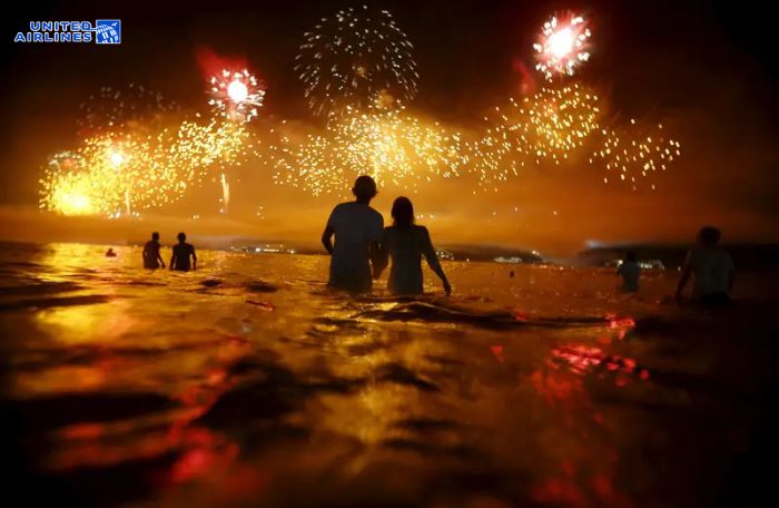 Đón giao thừa lãng mạn tại Mỹ