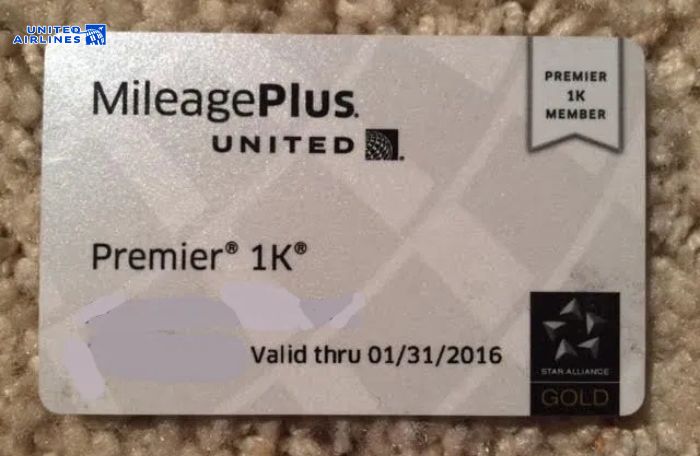 Số dặm quy đổi dựa vào hạng thẻ MileagePlus