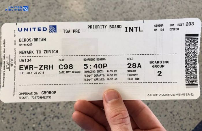 Phí đổi vé United Airlines tùy hạng ghế