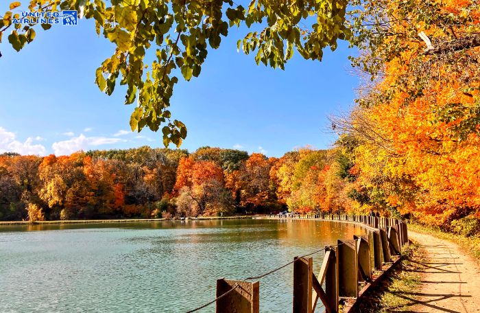 Mùa thu ven hồ Michigan