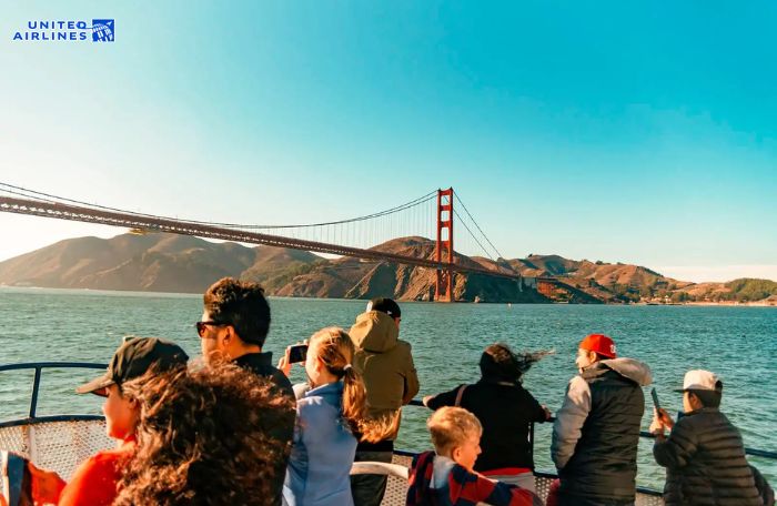 Cầu cổng Vàng mùa hè ở San Francisco