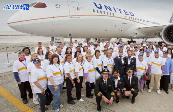 Chuyến bay hạng thương gia United Airlines