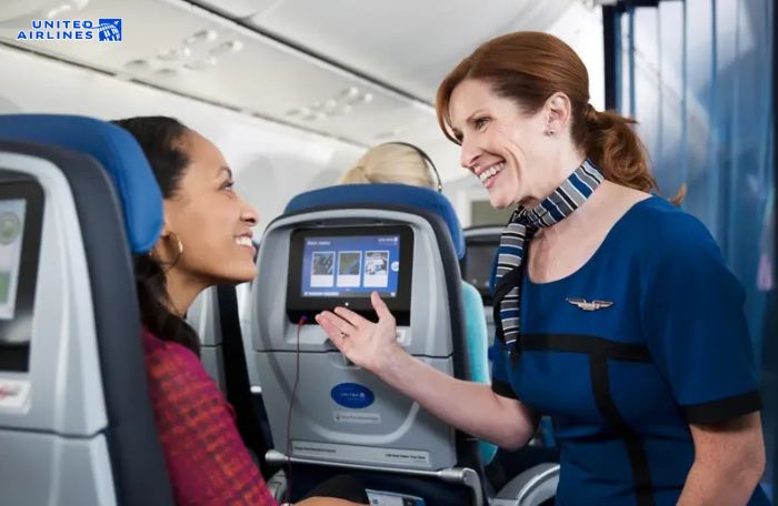 Dịch vụ giải trí trên máy bay United Airlines Dịch vụ giải trí trên máy bay United Airlines