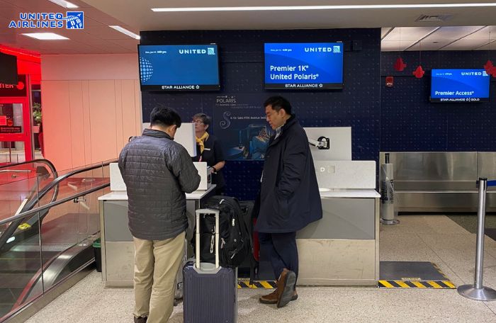 Check-in United thương gia