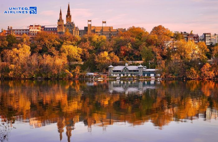 Hồ Kingman vào mùa thu