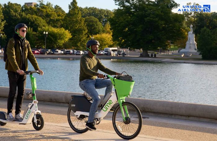 Scooter điện là cách di chuyển phổ biến ở Washington D.C.
