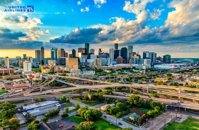 Vị trí Houston trên bản đồ Mỹ Vị trí Houston trên bản đồ Mỹ