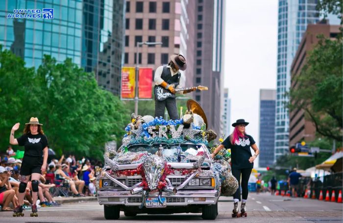 Lễ hội diễu hành xe tại Houston