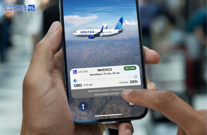 Tra cứu lịch bay United Airlines trên ứng dụng Tra cứu lịch bay United Airlines trên ứng dụng