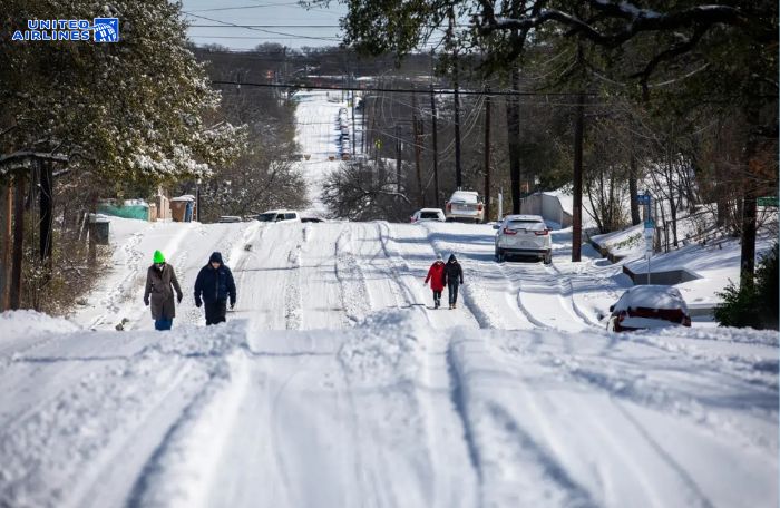 Thời tiết mùa đông Austin