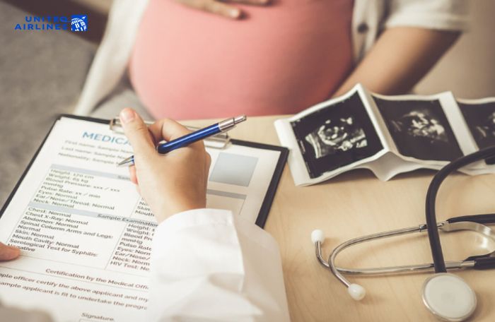 Đảm bảo sức khỏe bà bầu đi máy bay