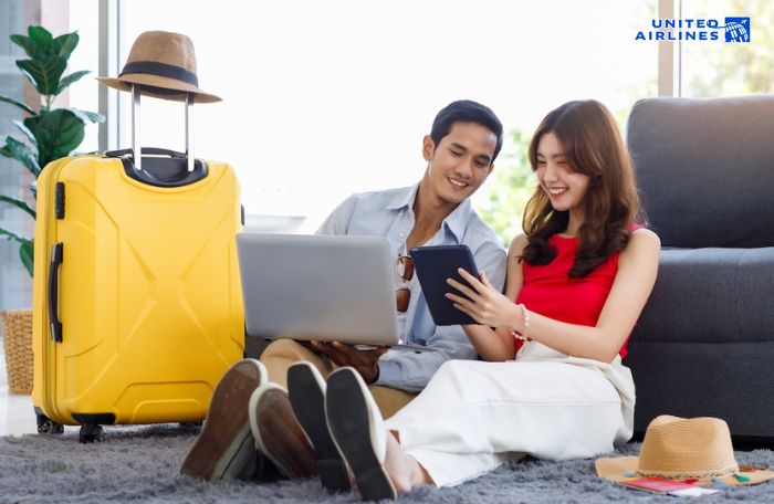 Hành lý United Airlines miễn cước Hành lý United Airlines miễn cước