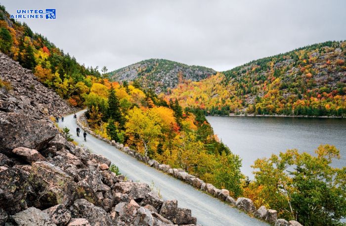 Phong cảnh mùa thu Bar Harbor