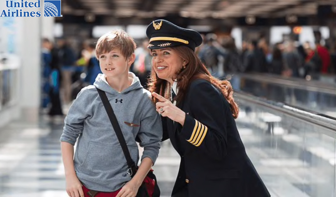 Chính sách Trẻ em đi máy bay không cùng bố mẹ của hãng hàng không United Airlines
