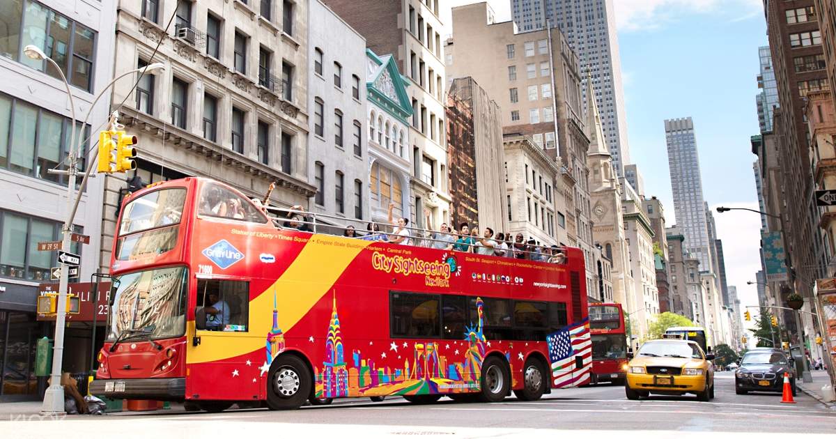 Tour Hop-On Hop-Off trên Big Bus New York