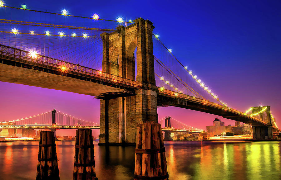 Đi bộ qua Cầu Brooklyn