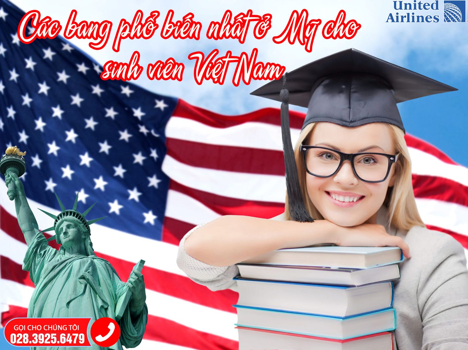 Các bang phổ biến nhất ở Mỹ cho sinh viên Việt Nam