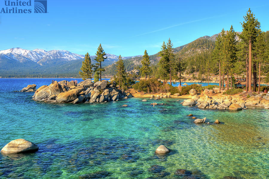 Hồ Tahoe là hồ sâu thứ hai ở Mỹ, đạt độ sâu 1.645 feet (501 m).