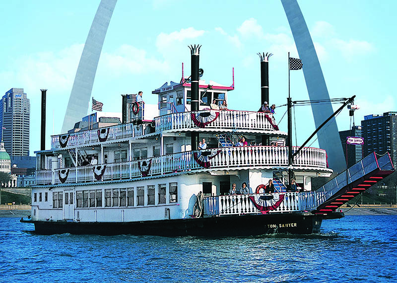 Trên du thuyền bằng tàu hơi nước Mississippi, St. Louis, Missouri