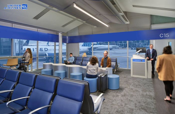 Quản lý thông tin cổng lên máy bay United Airlines Quản lý thông tin cổng lên máy bay United Airlines