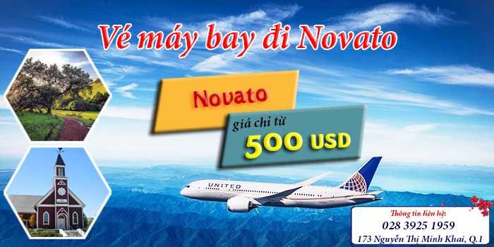 Khuyến mãi vé máy bay đi Novato